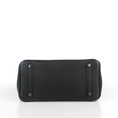 Hermes Taurillon Clemence Birkin 30 Black 6 of 22
