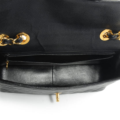 Chanel Caviar Jumbo Single Flap Black 6 of 9