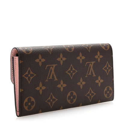 Louis Vuitton Monogram Emilie Wallet Rose Ballerine 3 of 6