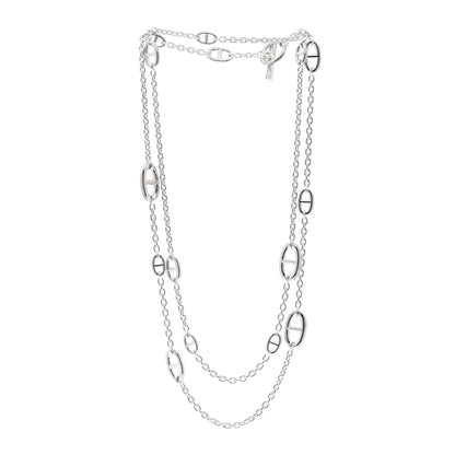 Hermes Sterling Silver Farandole Necklace 120 3 of 5