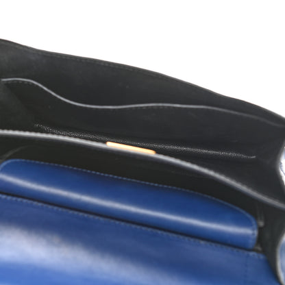 Prada City Calf Saffiano Cahier Bag Bluette Black 4 of 12