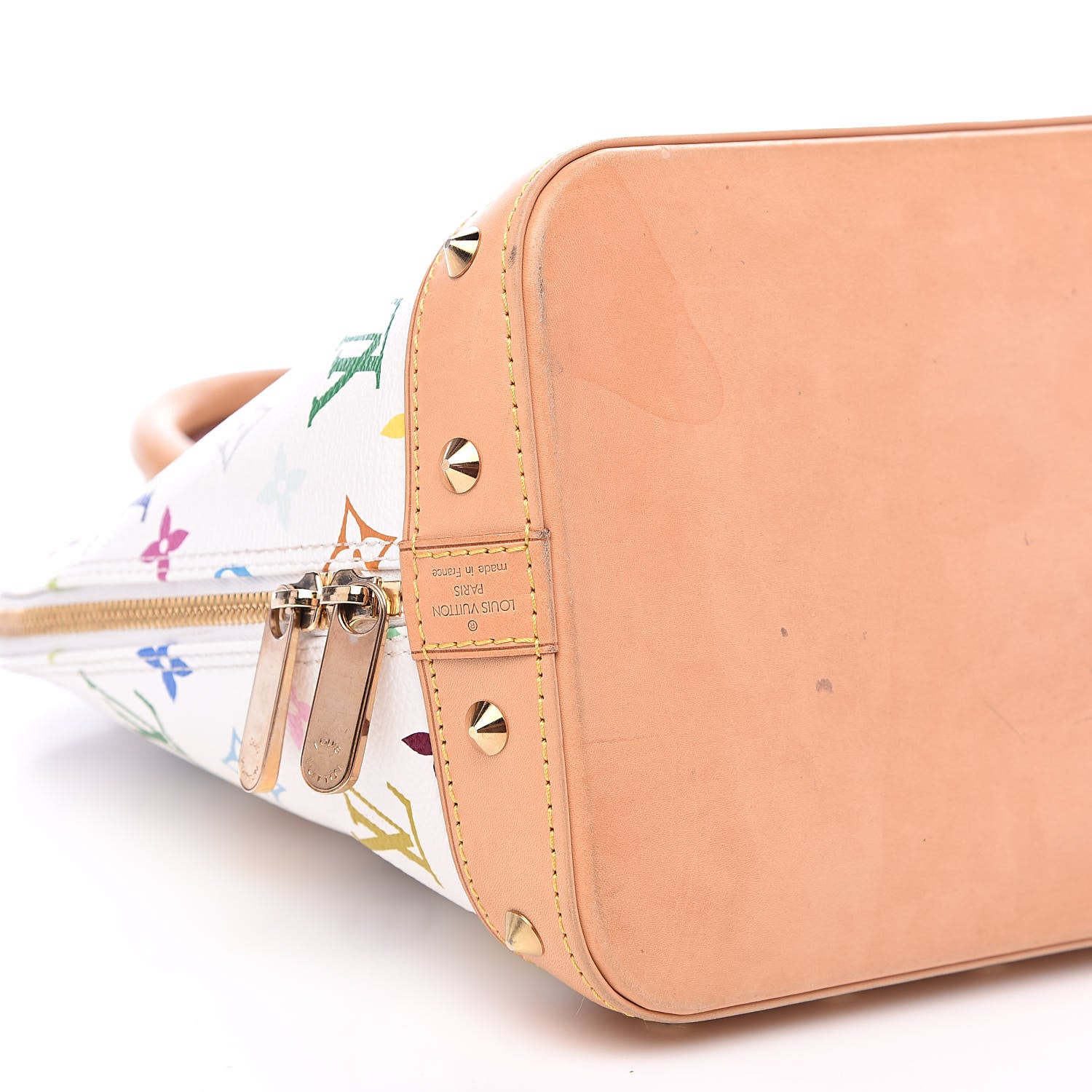 Louis Vuitton Monogram Multicolor Alma White 6 of 15