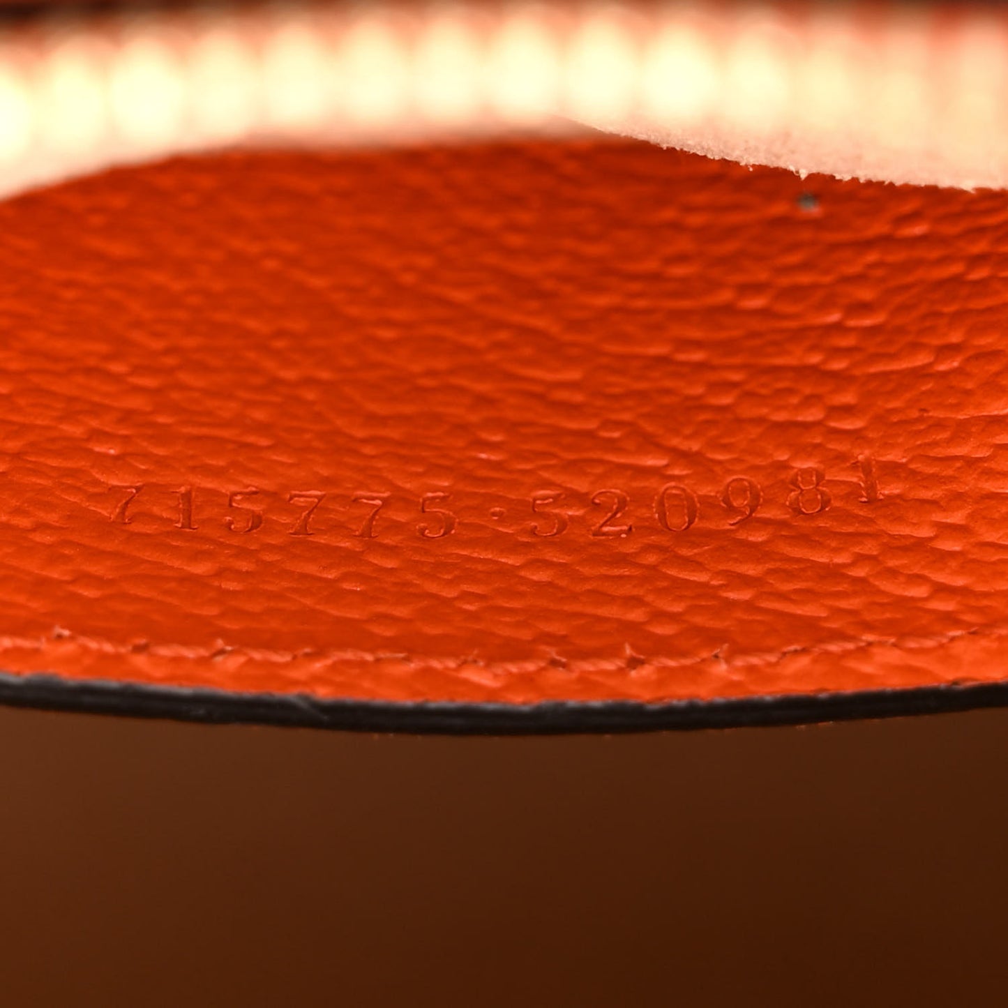 Textured Dollar Calfskin Mini Diana Dome Tote Bag Deep Orange Spicy Cyclamin