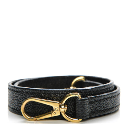 Louis Vuitton Calfskin Montaigne Shoulder Strap Black 1 of 5