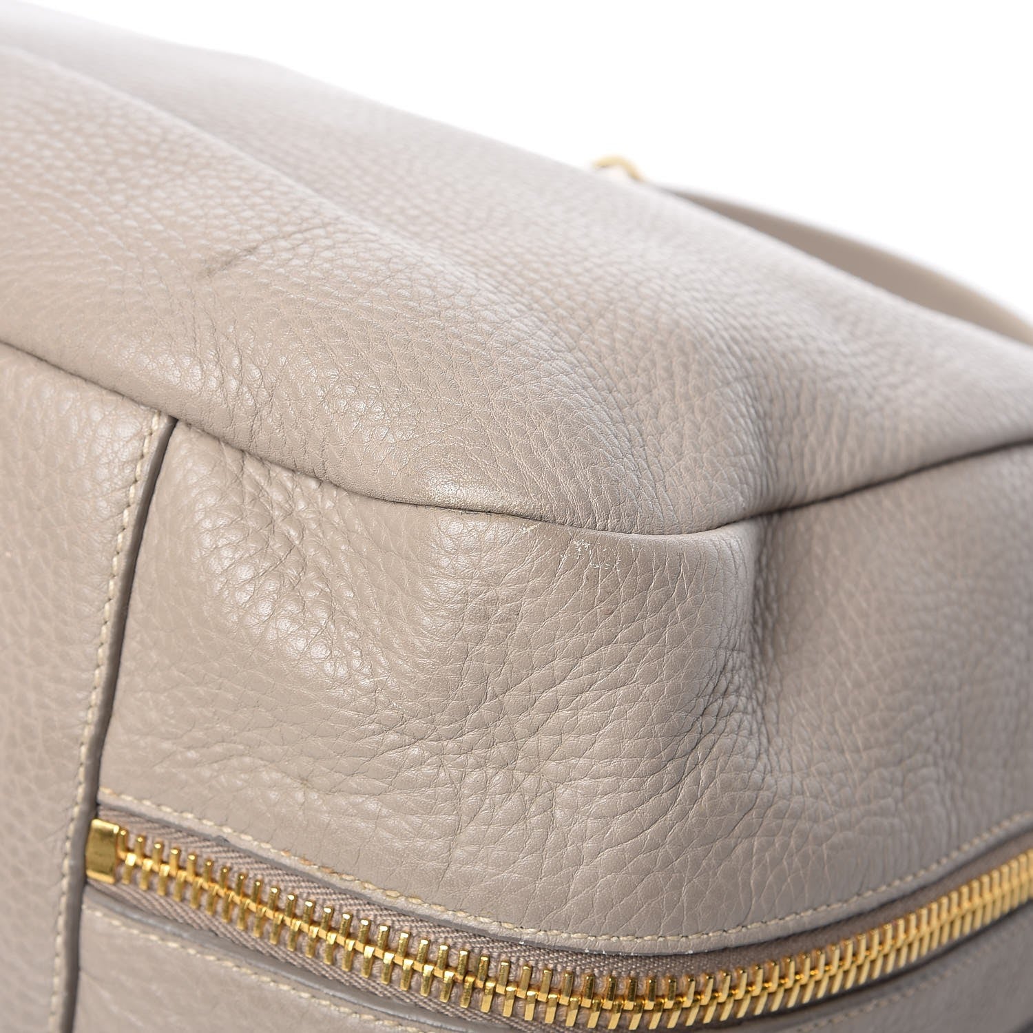 Prada Vitello Daino Side Pocket Hobo Pomice 11 of 22