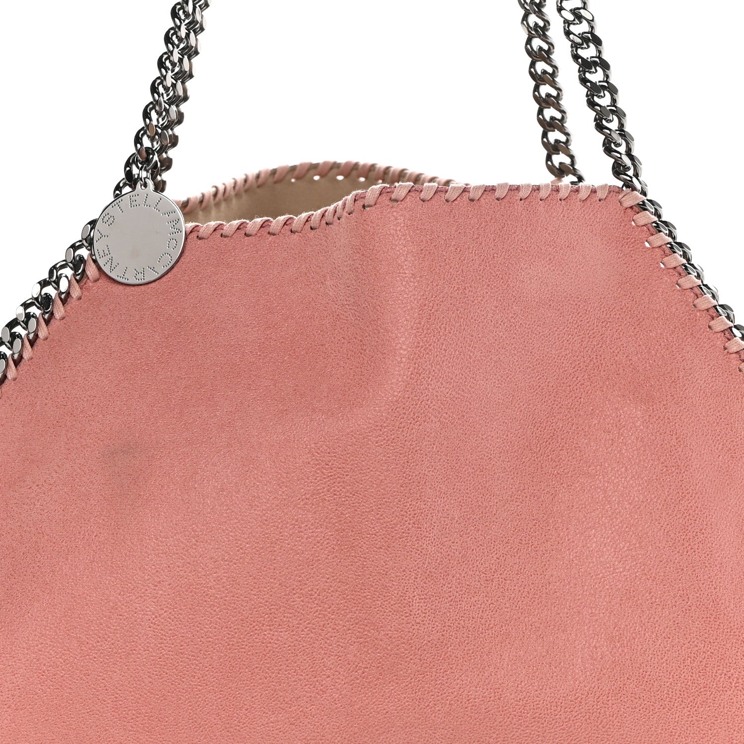 Stella McCartney Shaggy Deer Falabella Reversible Tote Blush Pink Beige 9 of 14