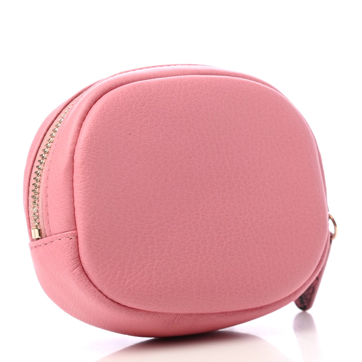 Chanel Calfskin Camellia Zip Around Classic Coin Purse Pink 3 of 8