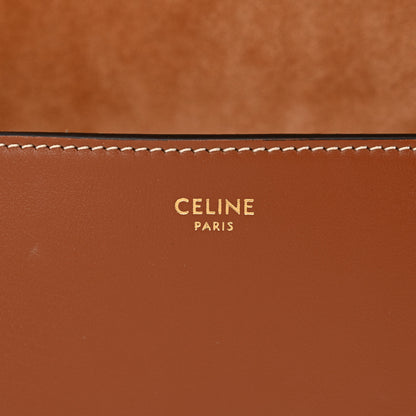 Celine Smooth Calfskin Cuir Triomphe Folco Crossbody Bag Tan 6 of 11