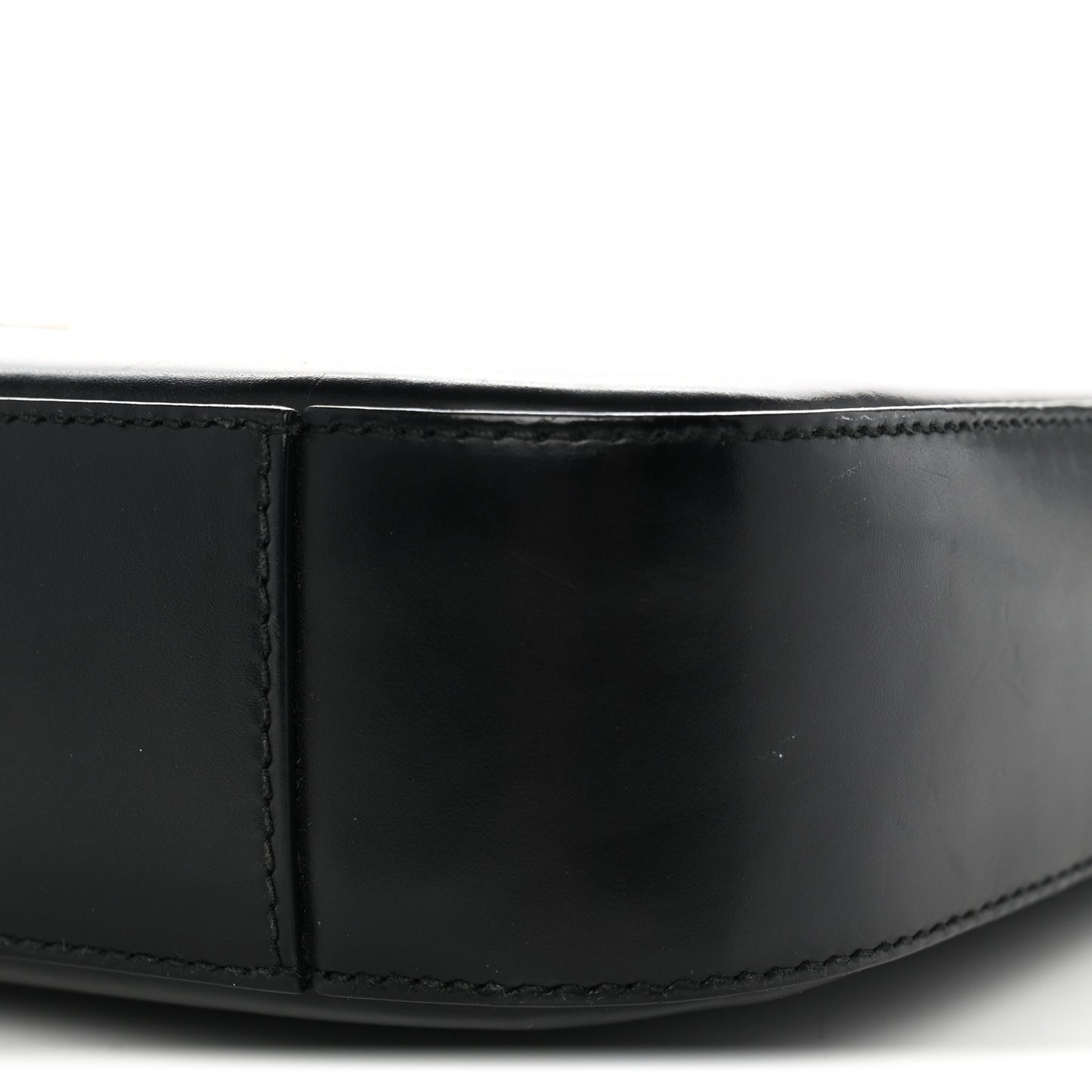 Calfskin Interlocking G Shoulder Bag Black