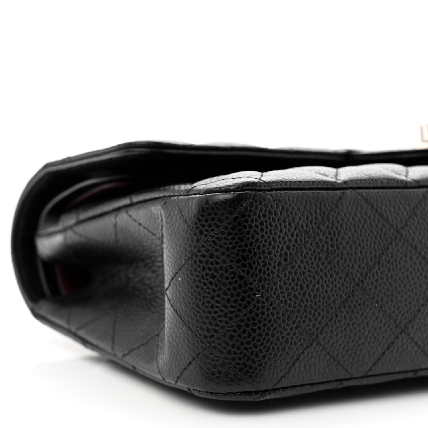 Chanel Caviar Quilted Medium Double Flap Black 9 of 11