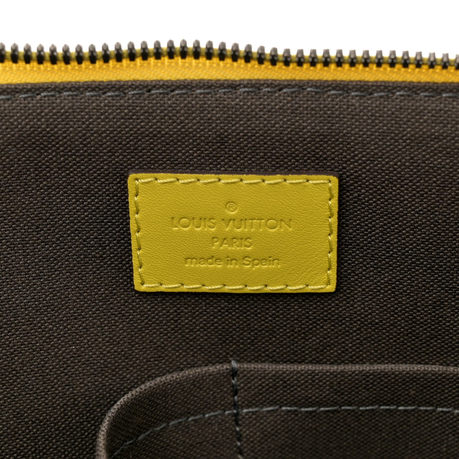 Louis Vuitton Damier Infini Porte-Documents Vert Acide 6 of 11