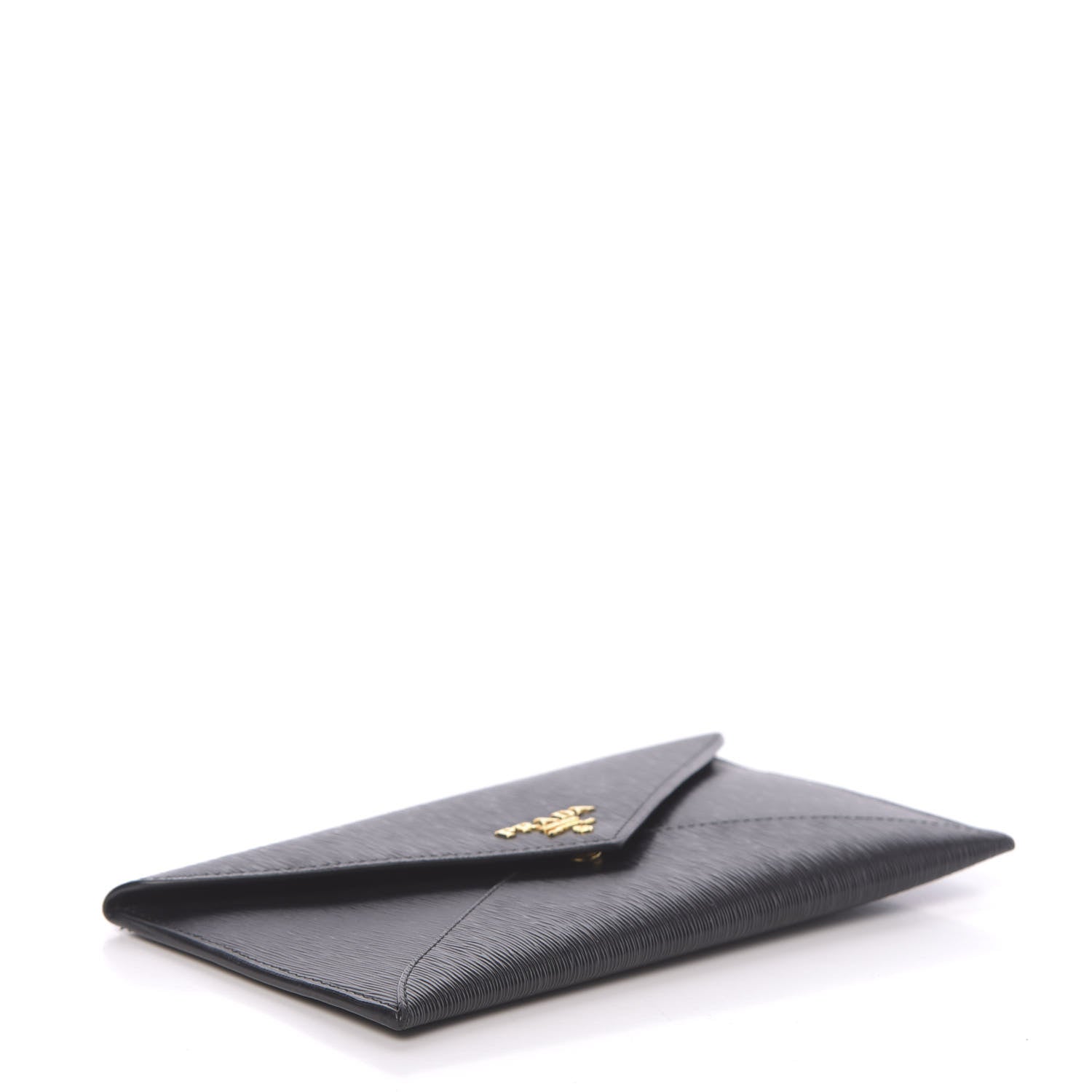 Prada Vitello Move Envelope Wallet Black 4 of 7