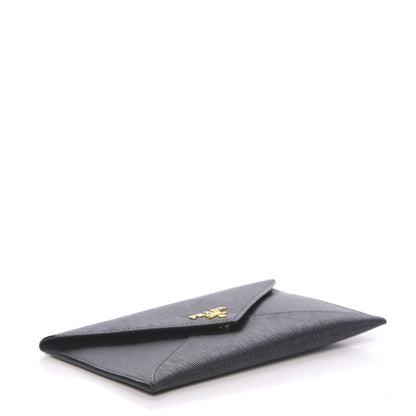 Prada Vitello Move Envelope Wallet Black 4 of 7