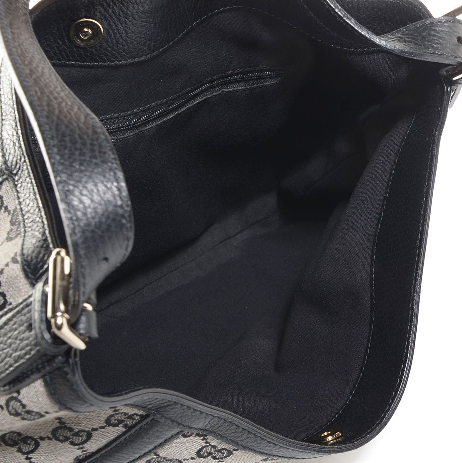 Gucci Monogram Medium Hobo Black 5 of 7