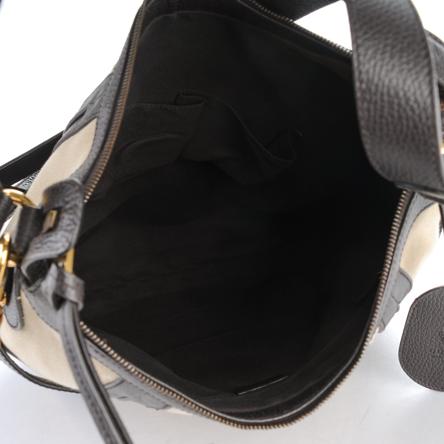 Gucci Canvas Medium GG Running Hobo Dark Brown 5 of 7