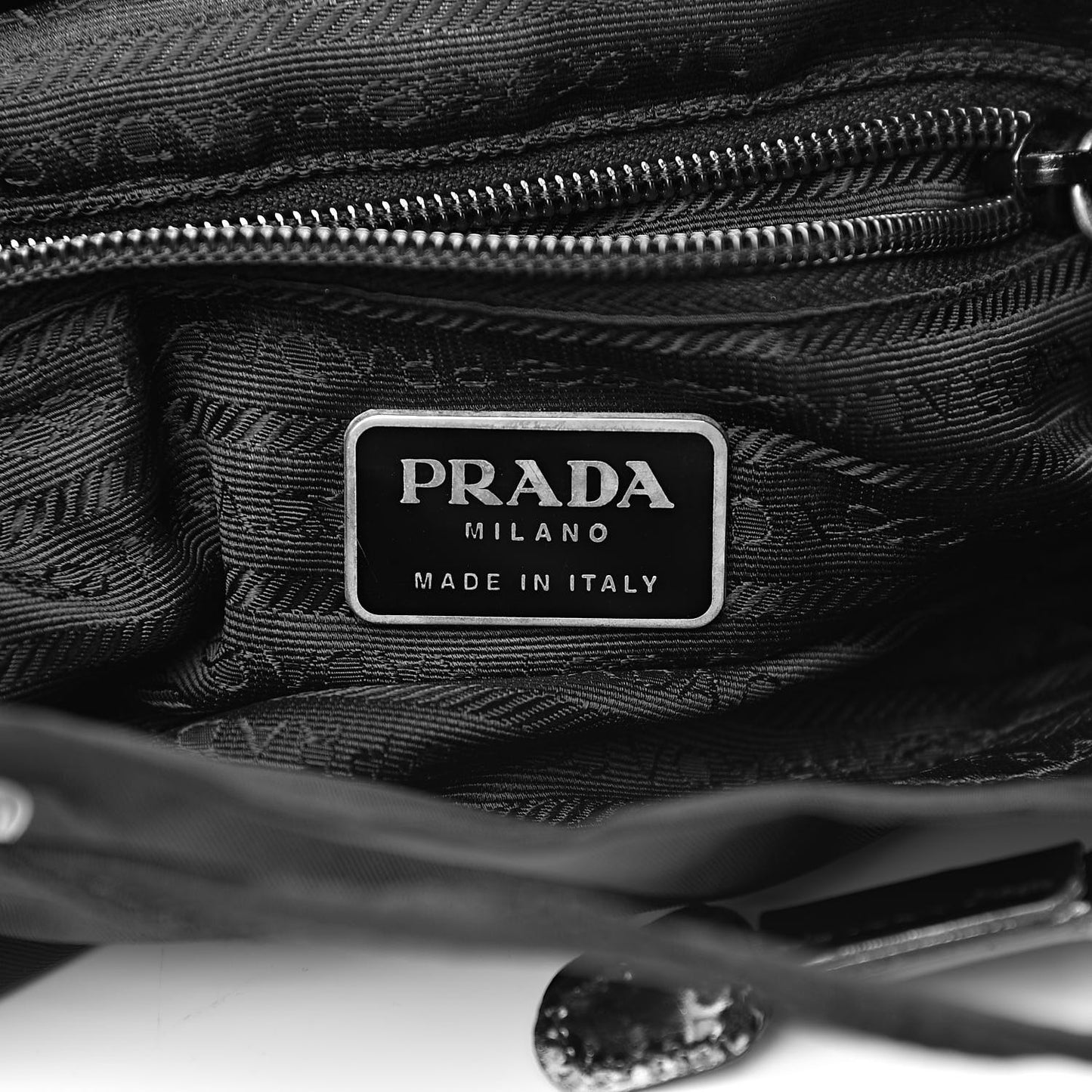 Nylon Vela Small Backpack Black
