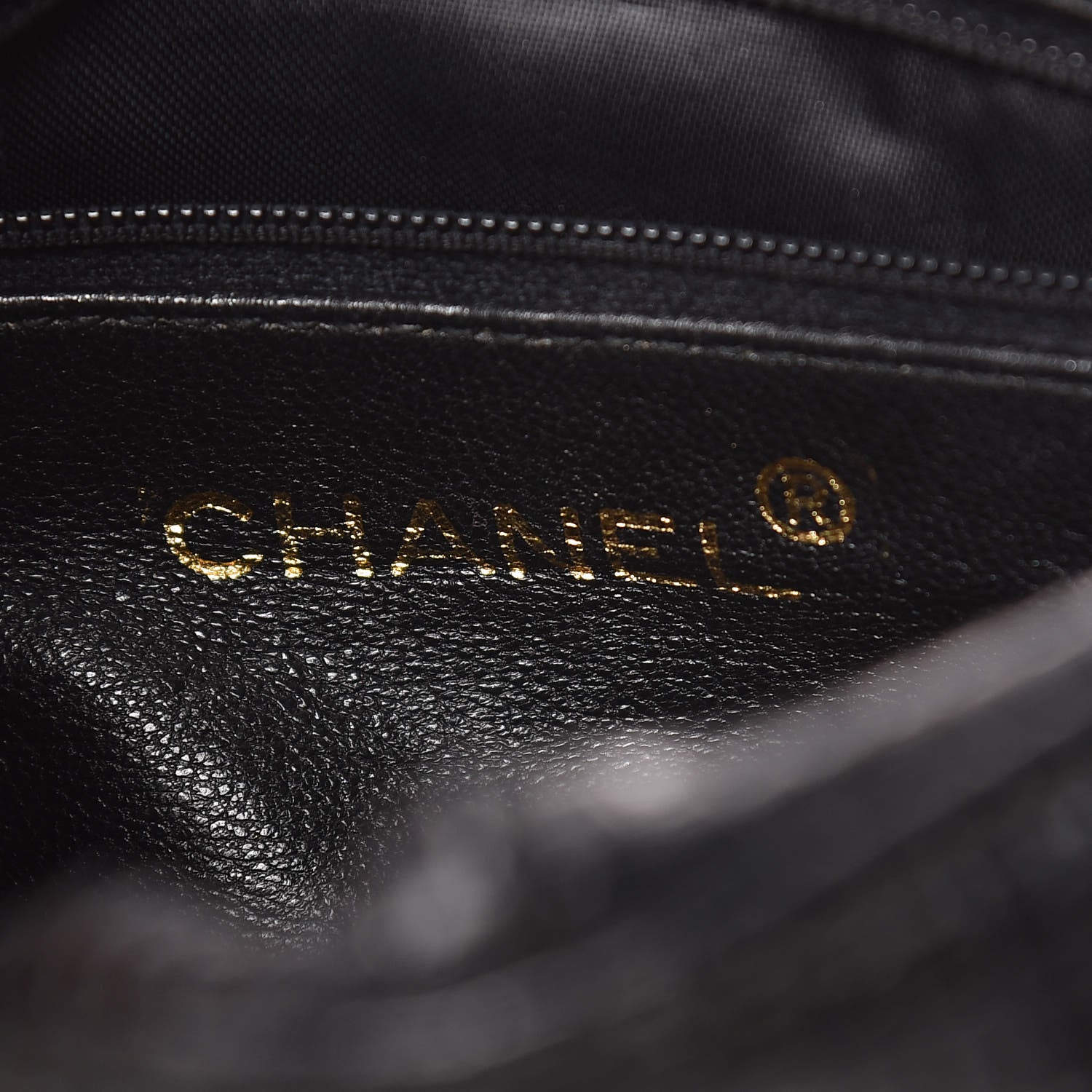 Chanel Lizard Quilted Small Tassel Camera Case Black 6 of 13