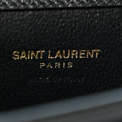 Saint Laurent Smooth Calfskin Micro Solferino Satchel Black 5 of 9