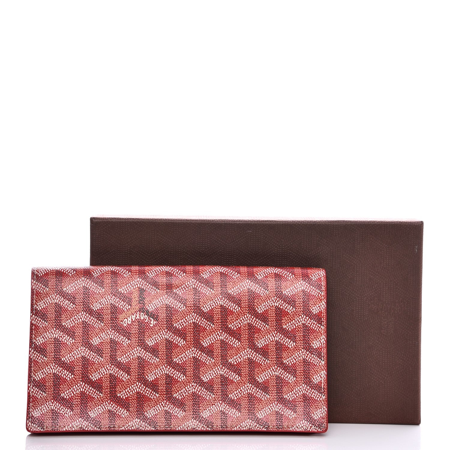 Goyard Goyardine Richelieu Wallet Red 8 of 8
