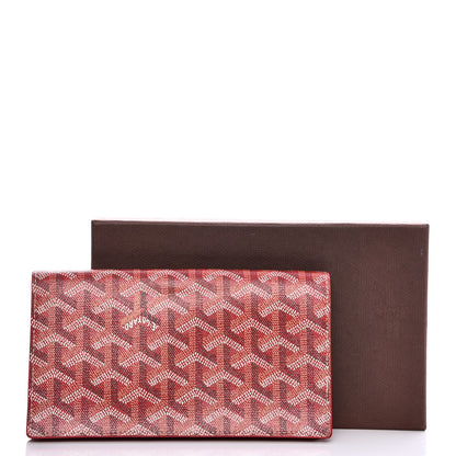 Goyard Goyardine Richelieu Wallet Red 8 of 8