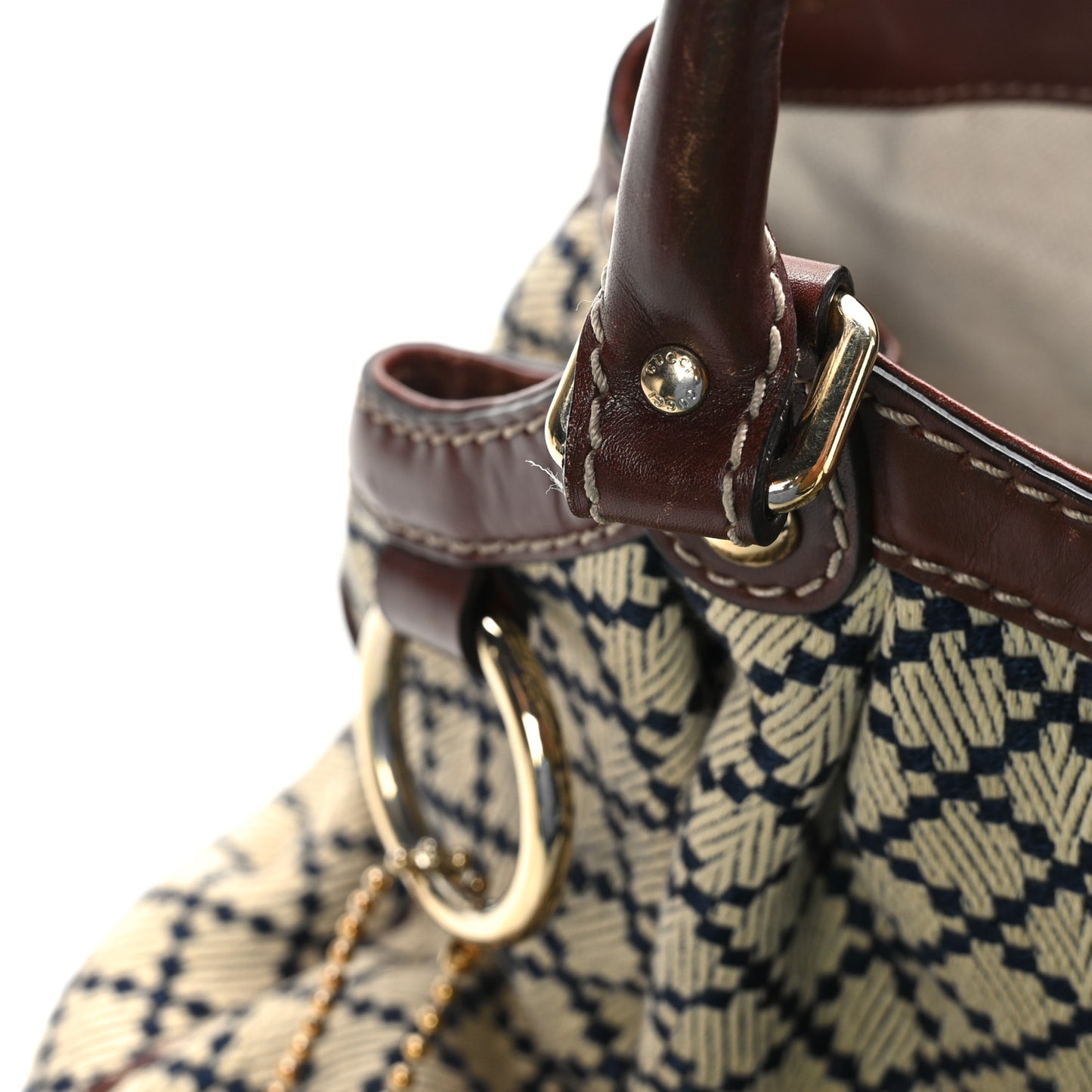 Diamante Medium Sukey Tote Brown