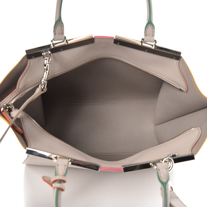 Fendi Vitello Dolce Petite 3Jours Tote Grigio Polvere 5 of 8