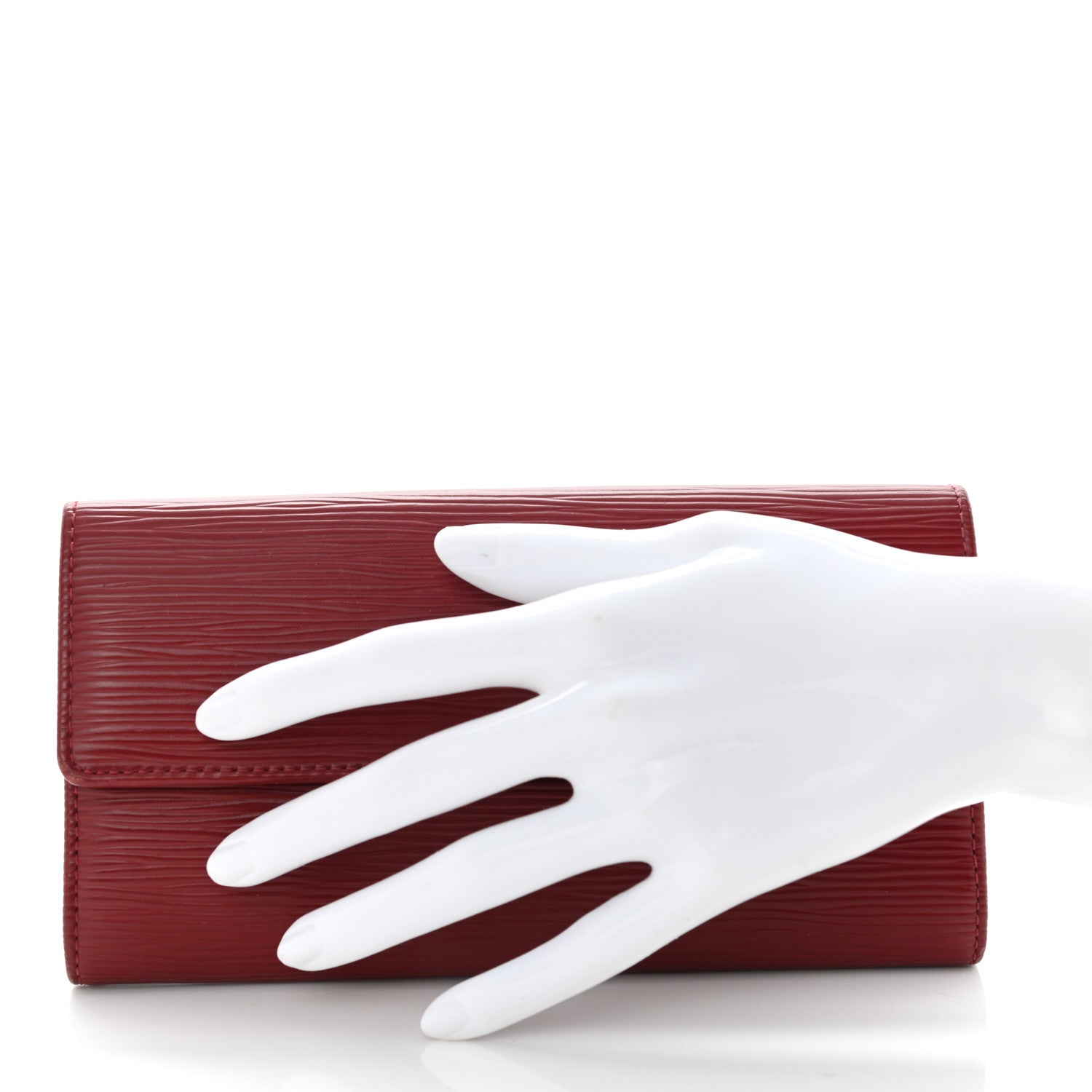 Louis Vuitton Epi Sarah Wallet Rubis 2 of 9