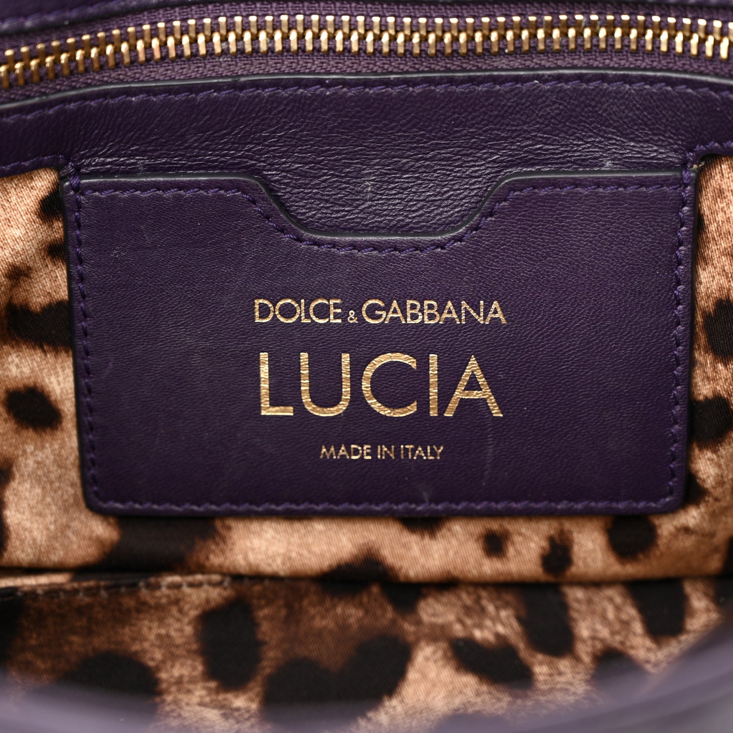 Lambskin Watersnake Embellished Lucia Shoulder Bag Purple