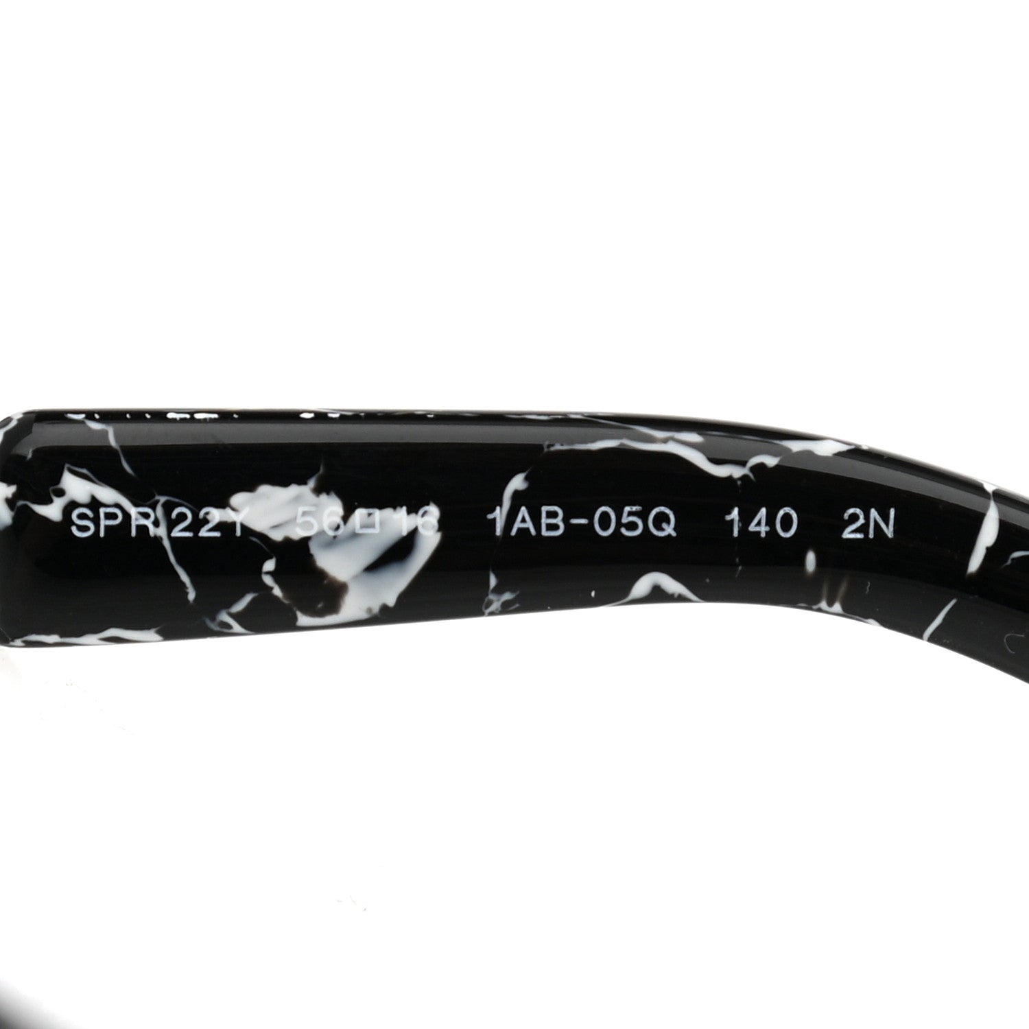 Prada Acetate Symbole Sunglasses SPR 22Y Iris 7 of 7