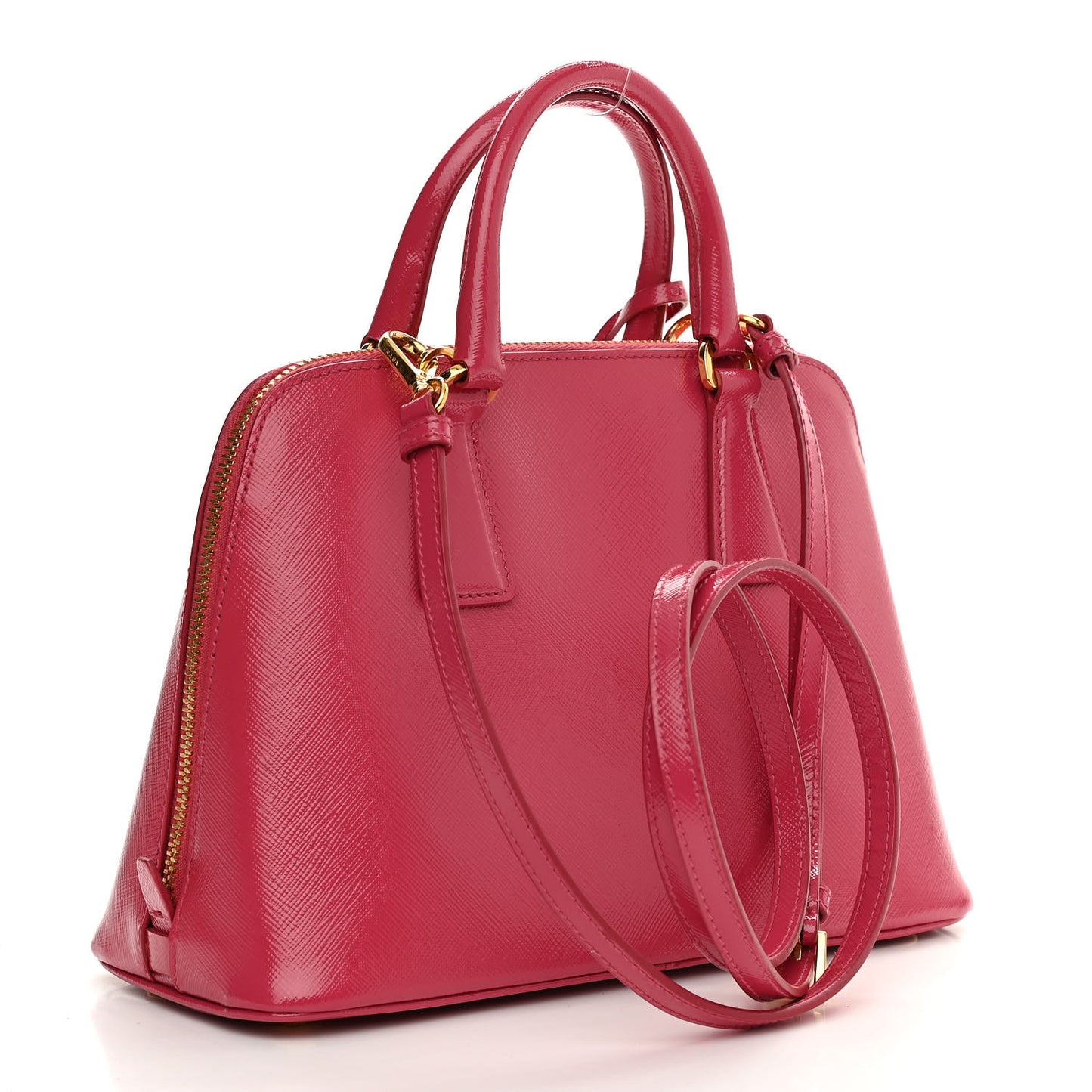 Saffiano Vernice Small Promenade Tote Peonia