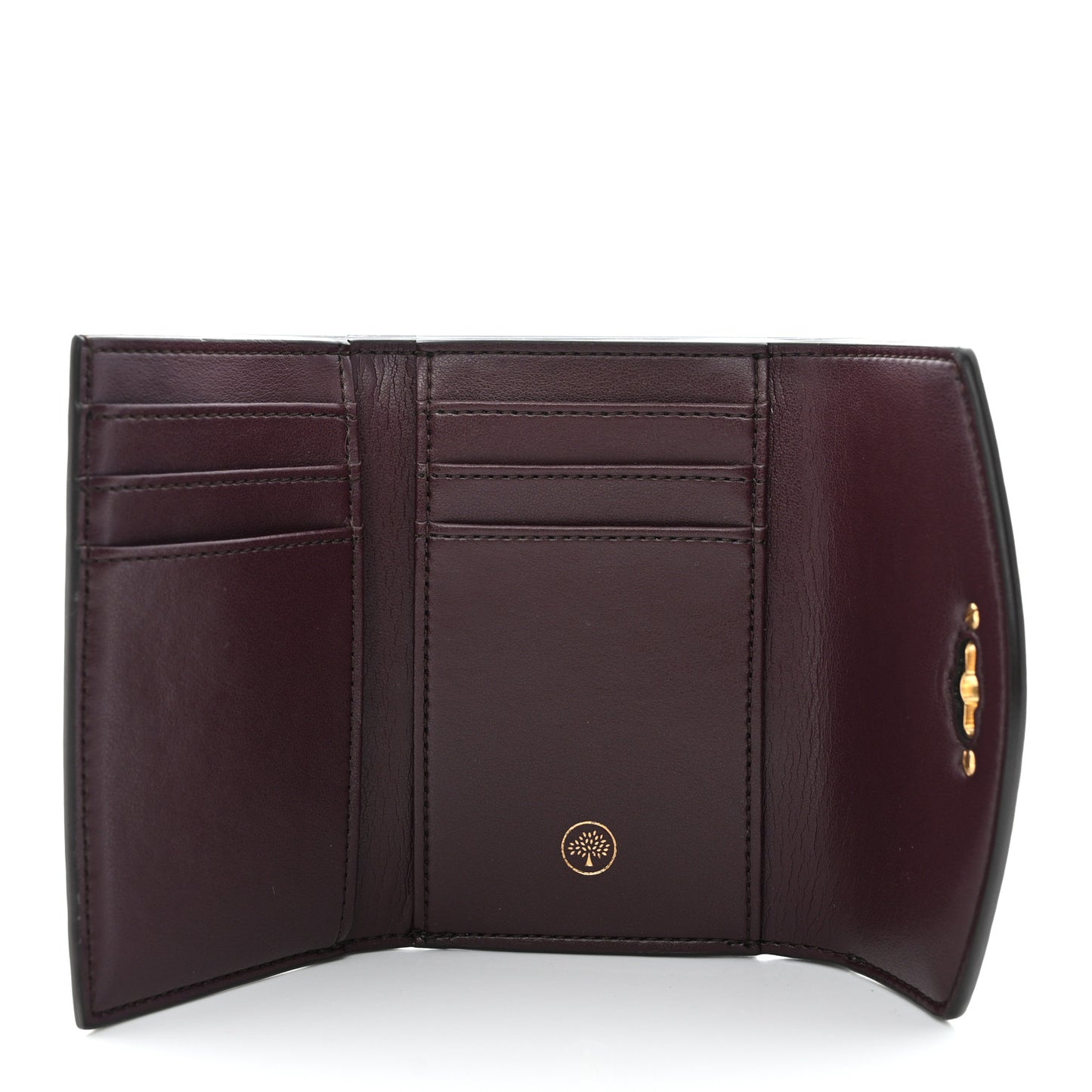 Small Classic Grain Darley Folded Multi-Card Wallet Charcoal