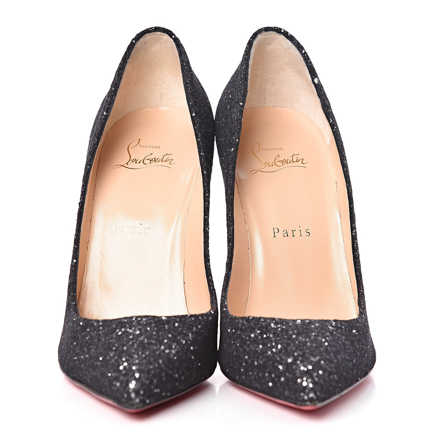 Glitter Resille Pigalle Follies 100 Pumps 38 Black