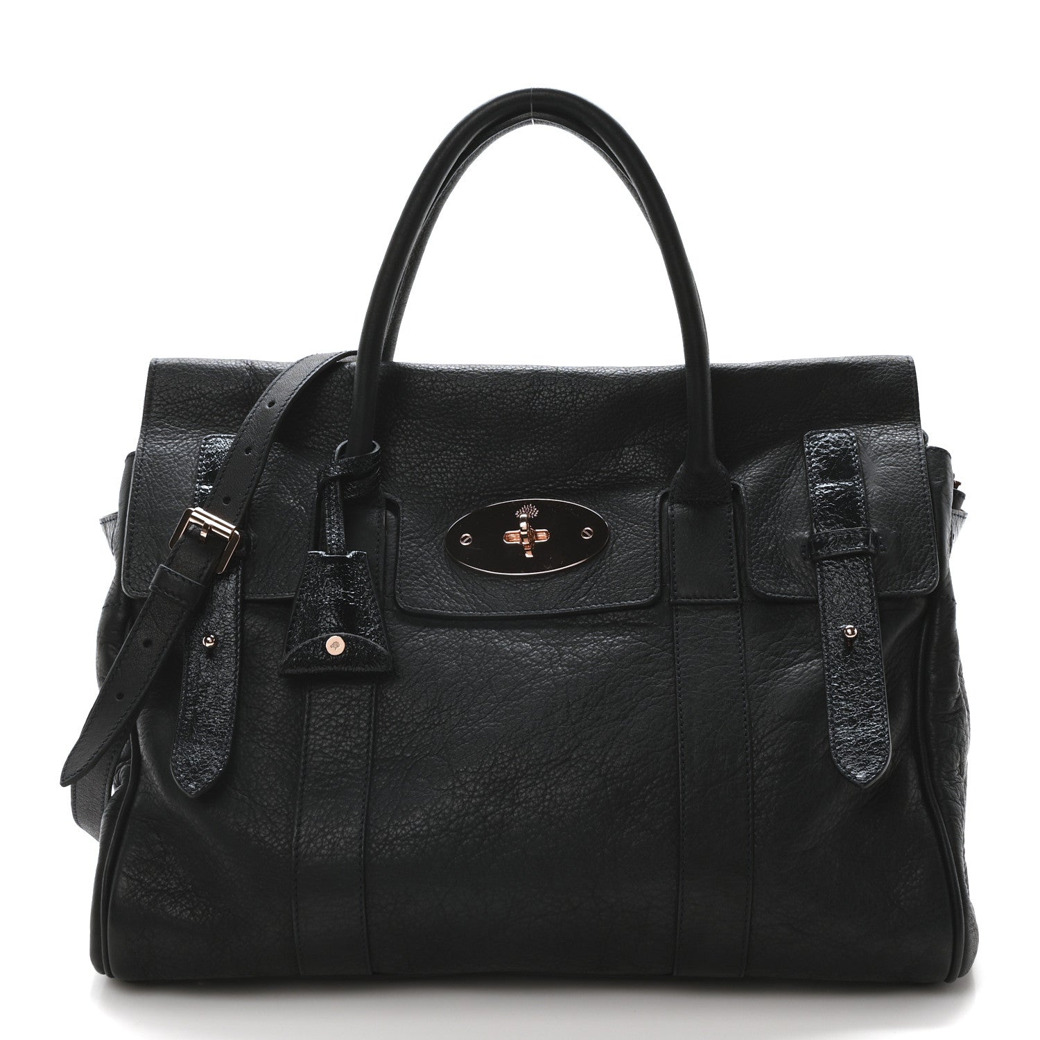 Mulberry Glossy Buffalo Bayswater Black 1 of 9