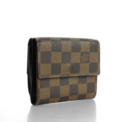 Louis Vuitton Damier Ebene Elise Wallet 3 of 6