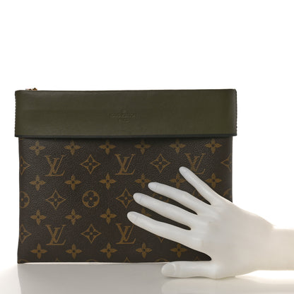 Louis Vuitton Monogram Tuileries Pochette Kaki 2 of 7