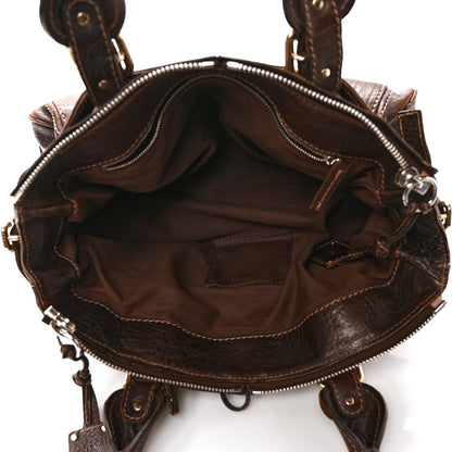 Chloe Calfskin Medium Paddington Capsule Satchel Brown 5 of 10