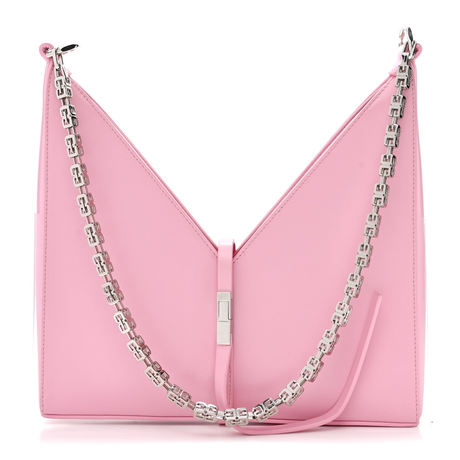 Givenchy Box Calfskin Small Cut Out Shoulder Bag Pink 1 of 10