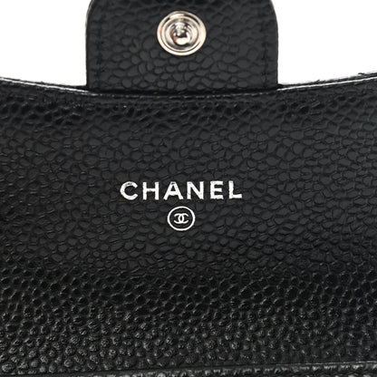 Chanel Caviar Quilted Flap Card Holder Black 6 of 9