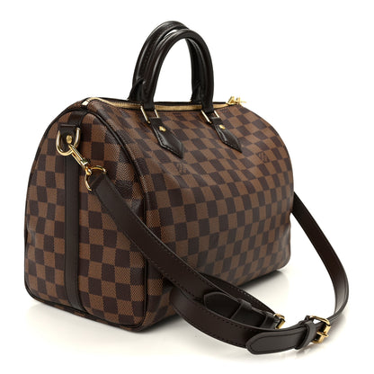 Louis Vuitton Damier Ebene Speedy Bandouliere 30 2 of 13