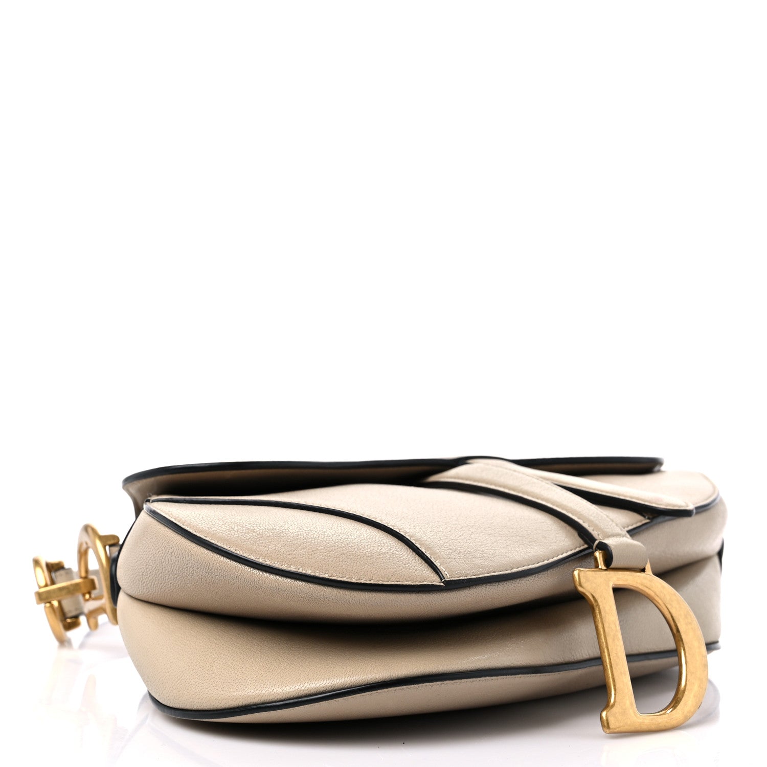 Christian Dior Shiny Goatskin Saddle Bag Corda 4 of 12