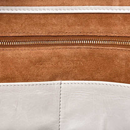 Bottega Veneta Paper Calfskin Maxi Intrecciato Medium Arco Slouch Plaster 5 of 11