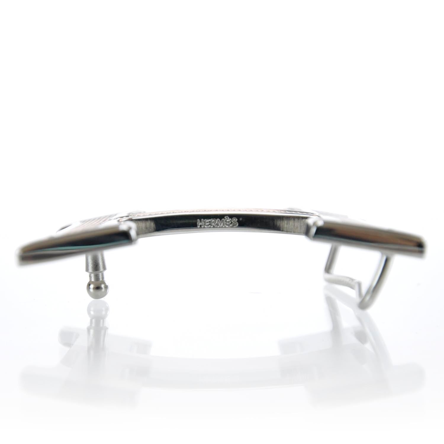 Hermes Palladium H Belt Buckle 3 of 6