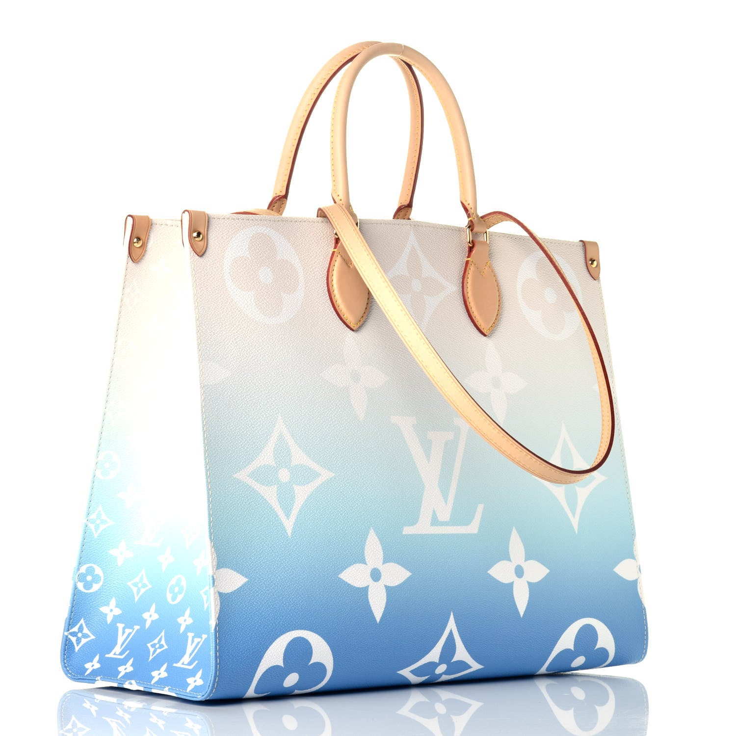 Louis Vuitton Monogram Giant By The Pool Onthego GM Blue 2 of 12