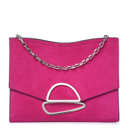 Proenza Schouler Suede Curl Small Chain Clutch Peony 1 of 9