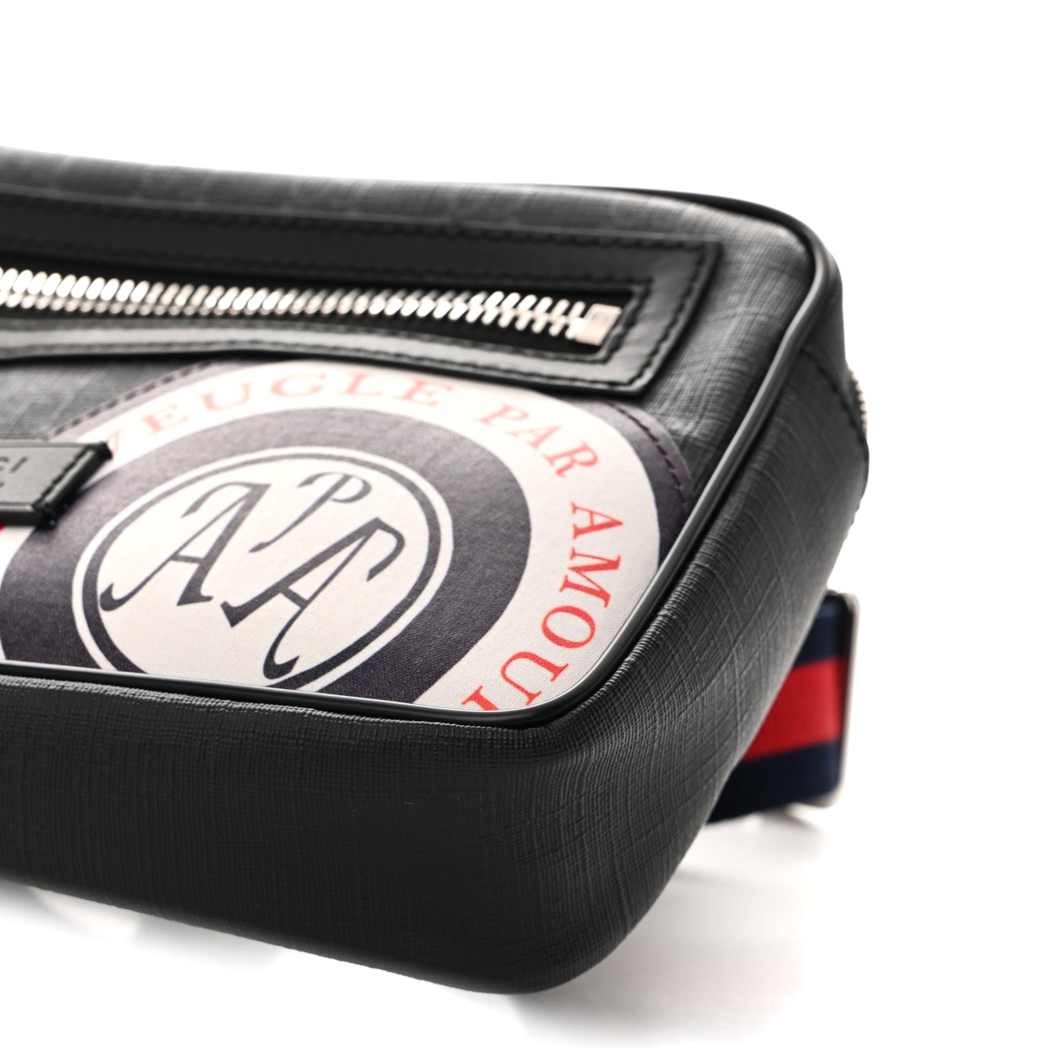 Gucci GG Supreme Monogram Night Courrier Belt Bag Black Multicolor 10 of 10