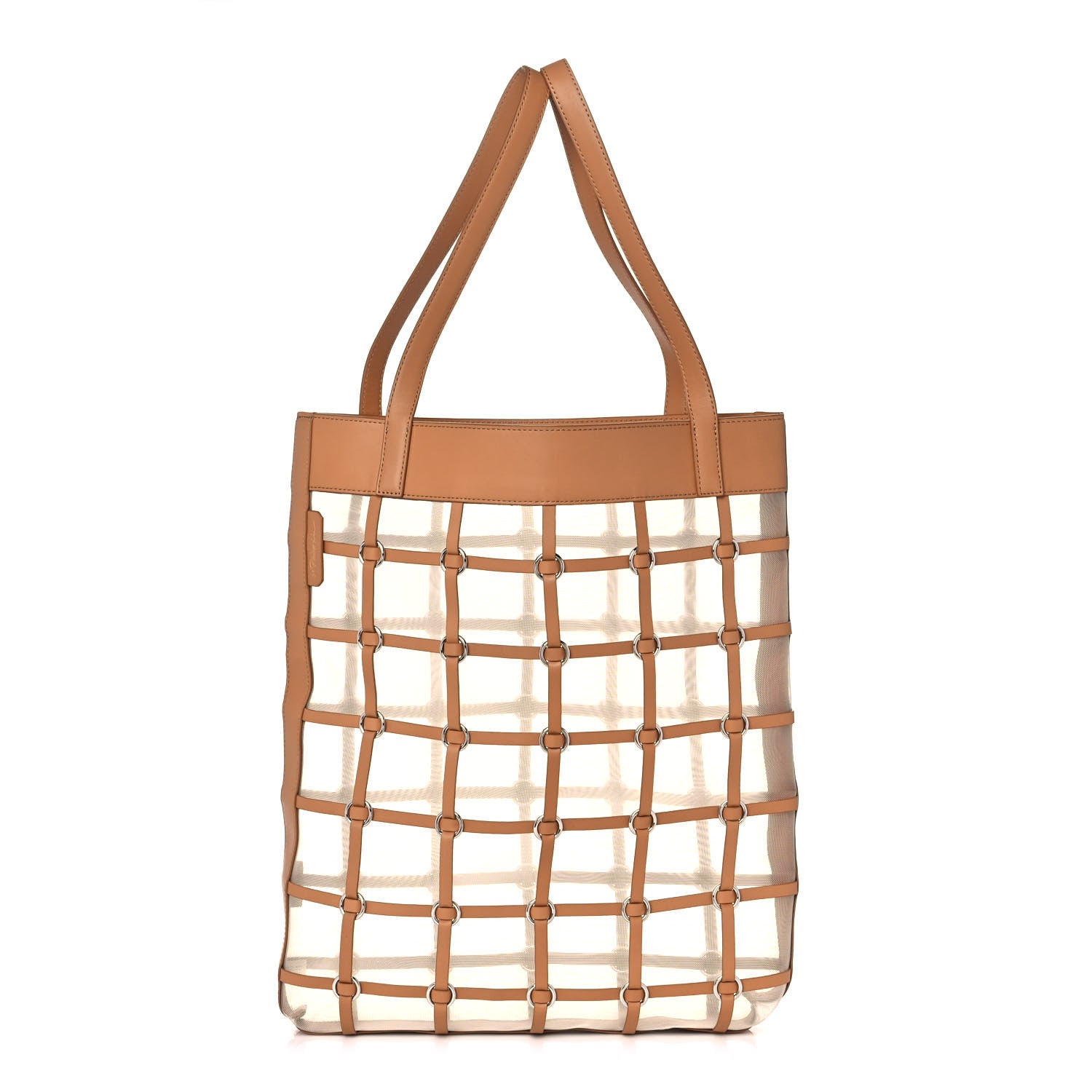 3.1 Phillip Lim Calfskin Billie Cage Tote Camel 1 of 12
