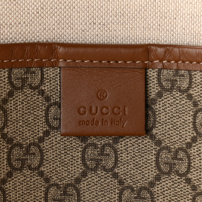 Gucci GG Plus Monogram Medium Signature Web Loop Tote Brown 6 of 11