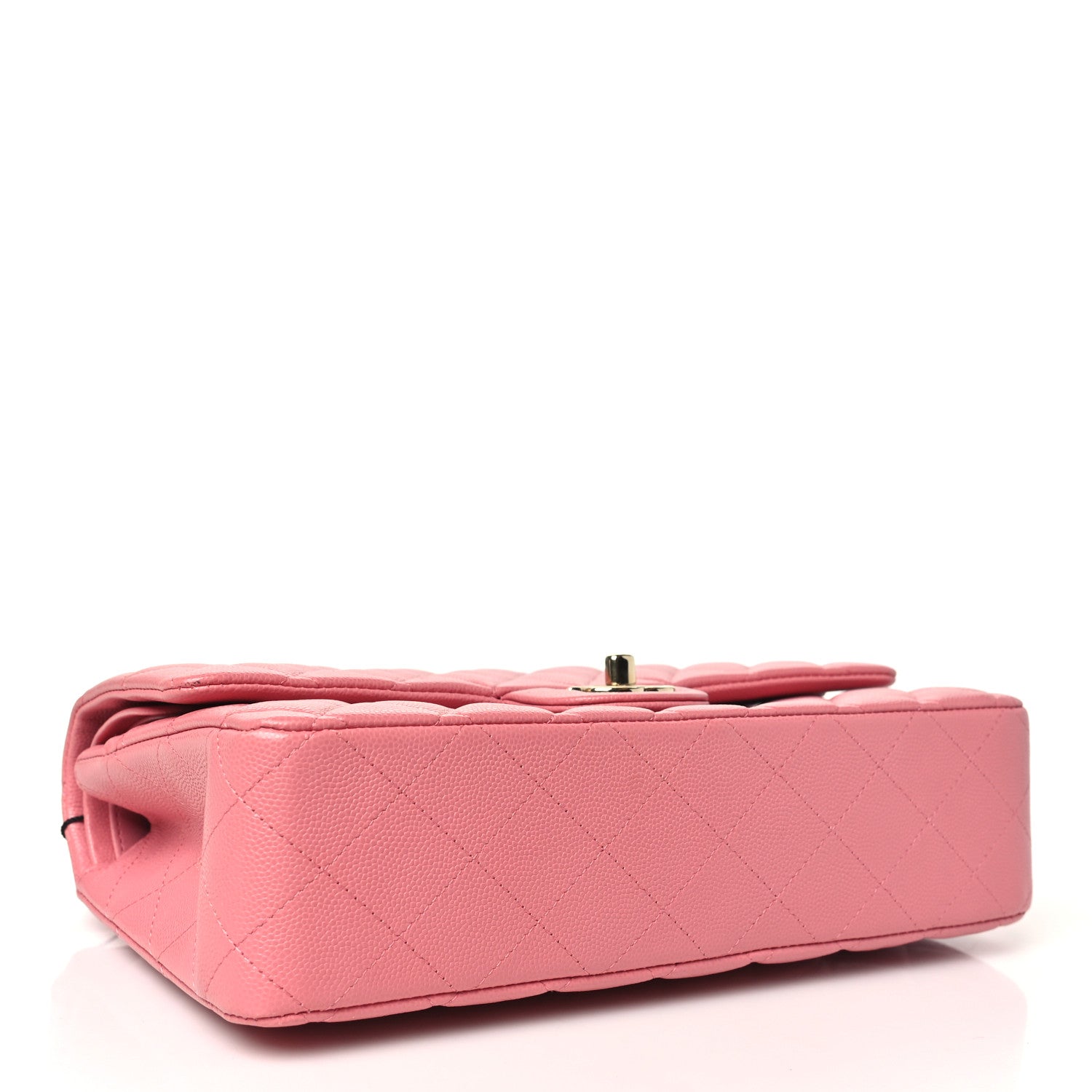 Chanel Caviar Quilted Medium Double Flap Pink 4 of 11