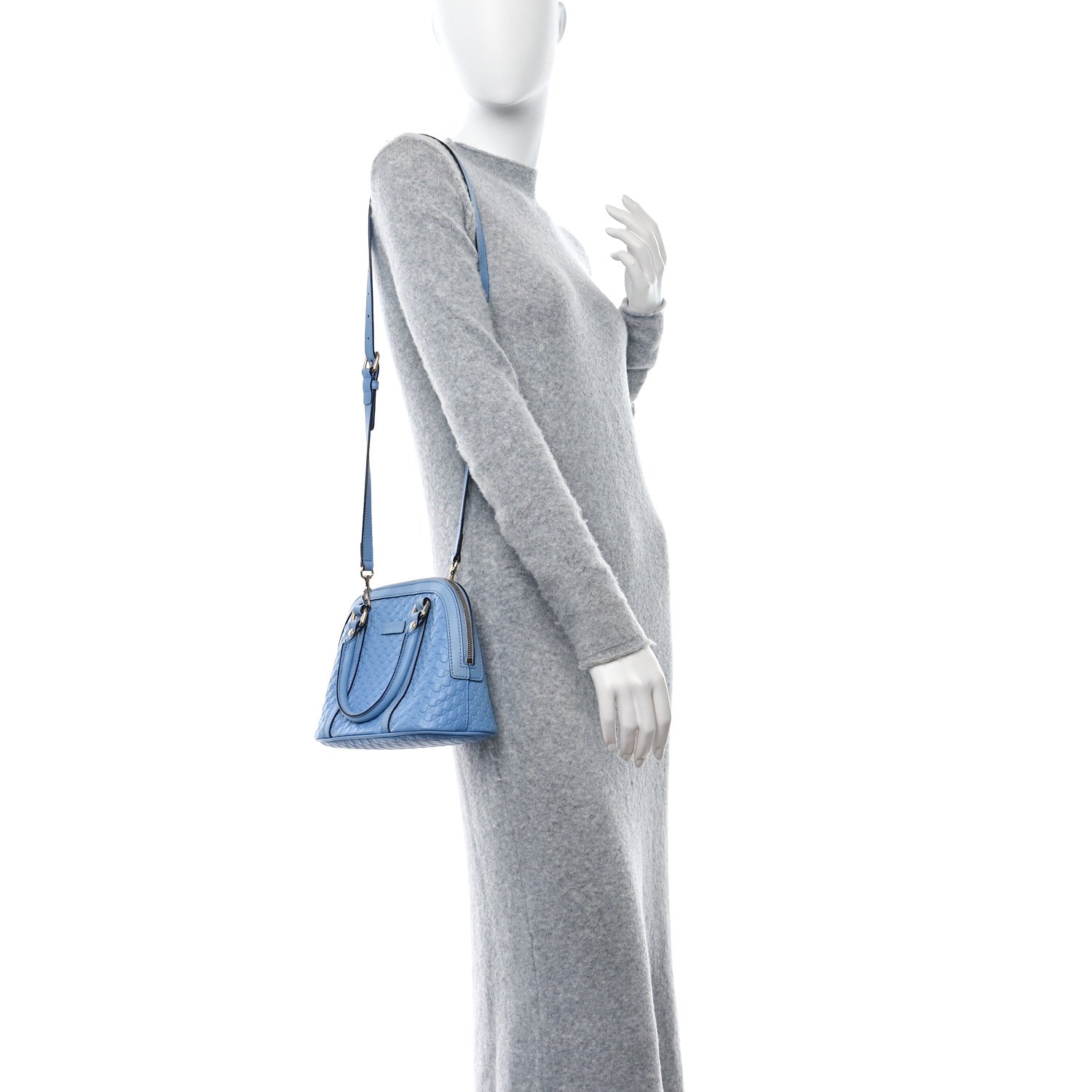 Gucci Microguccissima Mini Dome Bag Mineral Blue 3 of 9