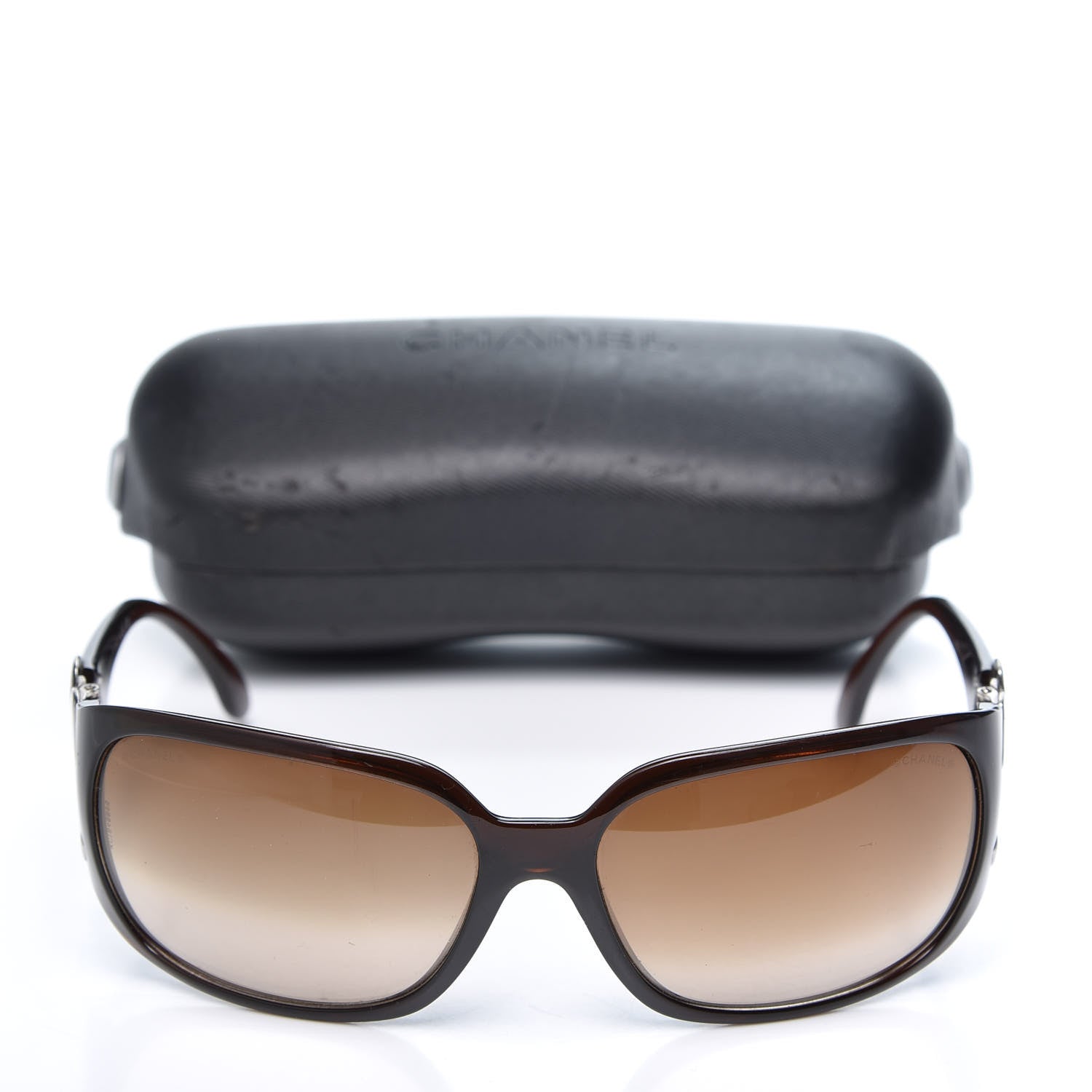 Chanel CC Sunglasses 6014 Brown 8 of 8